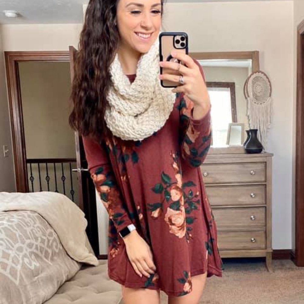 Floral Knit Dress